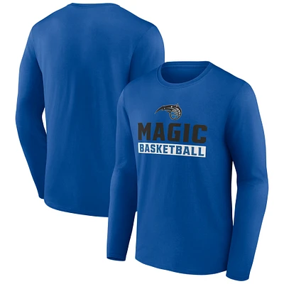 Men's Fanatics Blue Orlando Magic Lets Go Long Sleeve T-Shirt