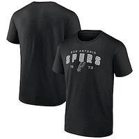 Men's Fanatics Black San Antonio Spurs Rebel T-Shirt