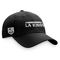 Men's Fanatics Black Los Angeles Kings Authentic Pro Rink Adjustable Hat