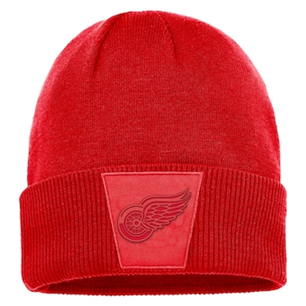 Men's Fanatics Red Detroit Red Wings Authentic Pro Road Cuffed Knit Hat