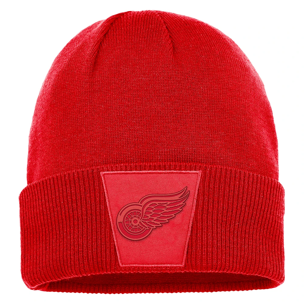 Men's Fanatics Red Detroit Red Wings Authentic Pro Road Cuffed Knit Hat