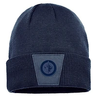 Men's Fanatics Navy Winnipeg Jets Authentic Pro Road Cuffed Knit Hat