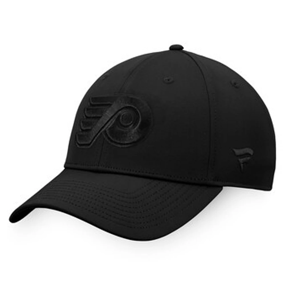 Men's Fanatics Black Philadelphia Flyers Authentic Pro Road Snapback Hat