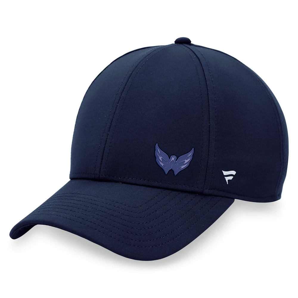 Women's Fanatics Navy Washington Capitals Authentic Pro Road Structured Adjustable Hat