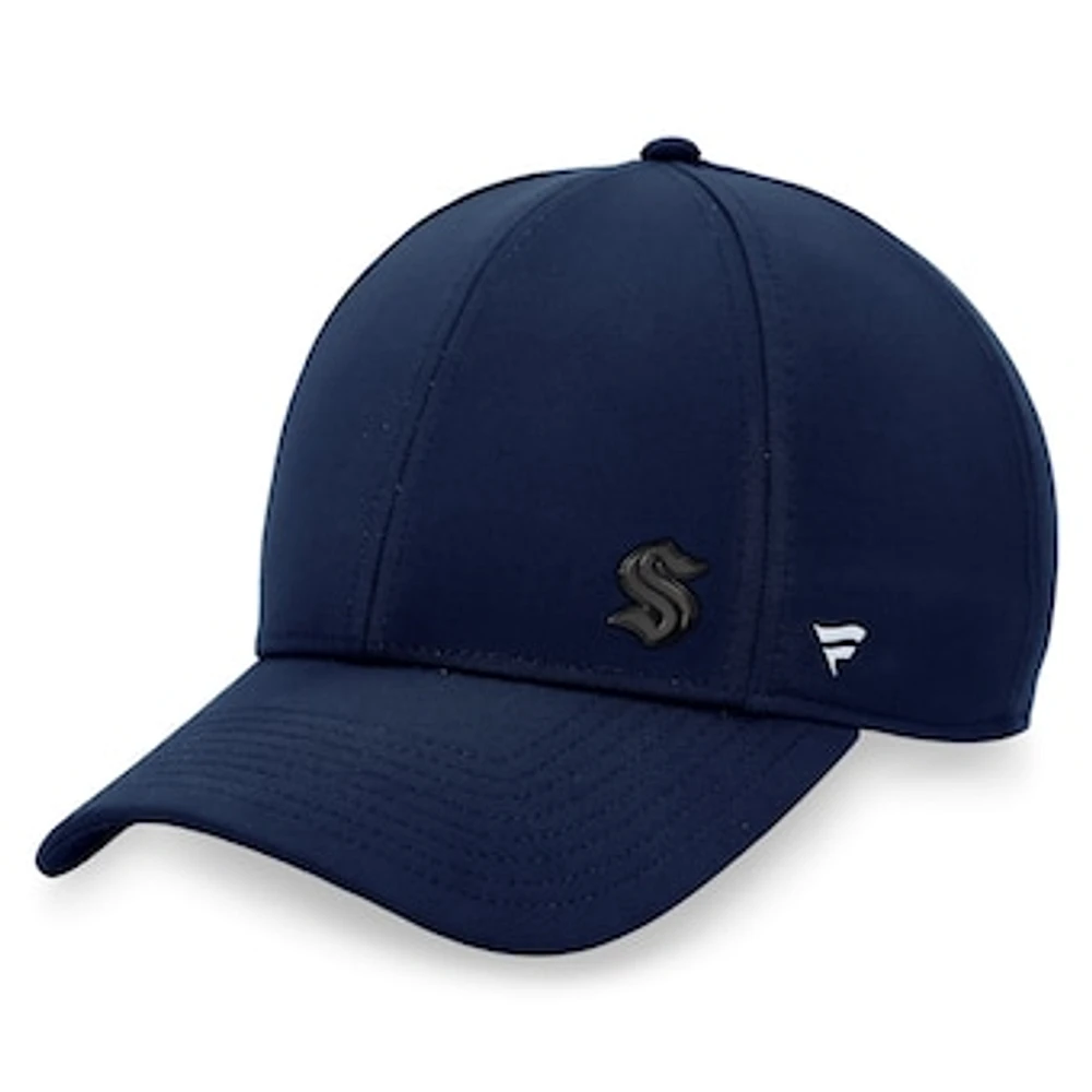 Women's Fanatics Deep Sea Blue Seattle Kraken Authentic Pro Road Structured Adjustable Hat