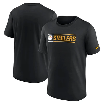 Men's Nike Black Pittsburgh Steelers Exceed Performance T-Shirt