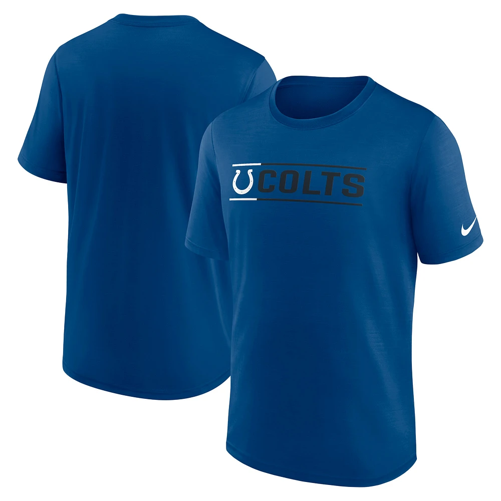 Men's Nike Royal Indianapolis Colts Exceed Performance T-Shirt