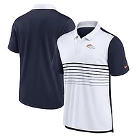 Men's Nike Navy/White Denver Broncos Fashion Performance Polo