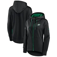 Women's Fanatics Black Dallas Stars Authentic Pro Rink Full-Zip Hoodie