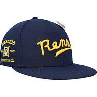 Men's Physical Culture Navy New York Rens Black Fives Fitted Hat