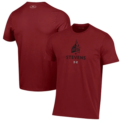 Men's Under Armour Stevens Institute of Technology Ducks Primary Performance T-Shirt