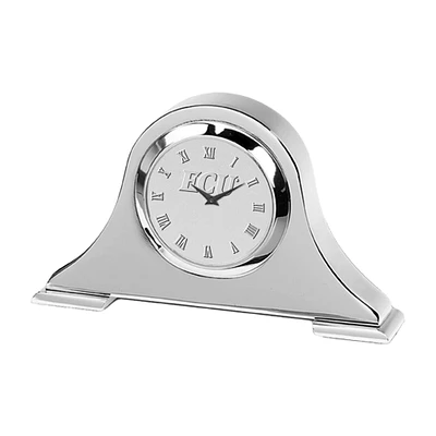 Silver ECU Pirates Napoleon Desk Clock