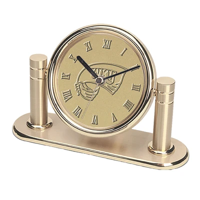 Gold Western Kentucky Hilltoppers Arcadia Desk Clock
