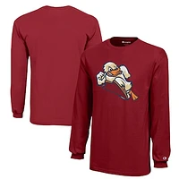 Youth Champion Stevens Red Institute of Technology Ducks Jersey Long Sleeve T-Shirt