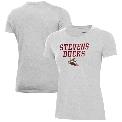 Women's Under Armour Gray Stevens Institute of Technology Ducks Performance T-Shirt