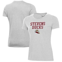 Women's Under Armour Gray Stevens Institute of Technology Ducks Performance T-Shirt