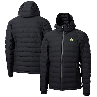 Men's Cutter & Buck  Black Xavier University of Louisiana Gold Rush Mission Ridge Repreve Eco Insulated Puffer Full-Zip Jacket