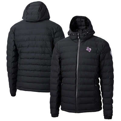 Men's Cutter & Buck  Black Stephen F Austin Lumberjacks Mission Ridge Repreve Eco Insulated Puffer Full-Zip Jacket