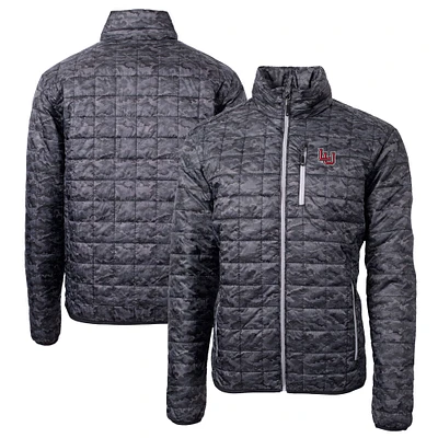 Men's Cutter & Buck  Black Lamar Cardinals Rainier Primaloft Eco Full-Zip Hooded Jacket