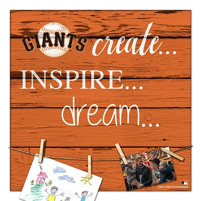 San Francisco Giants 18'' x 18'' Create Inspire Dream Sign