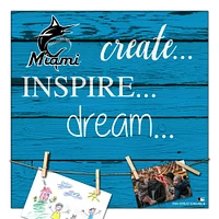 Miami Marlins 18'' x 18'' Create Inspire Dream Sign