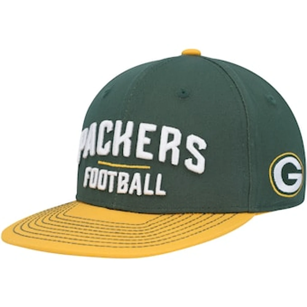 Preschool Green/Gold Green Bay Packers Lock Up Snapback Hat