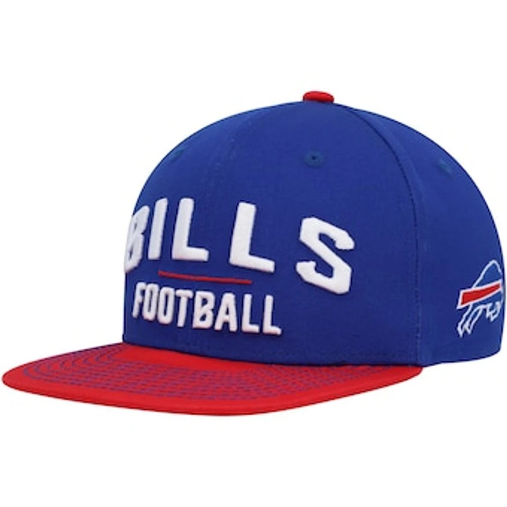 Youth Royal/Red Buffalo Bills Lock Up Snapback Hat