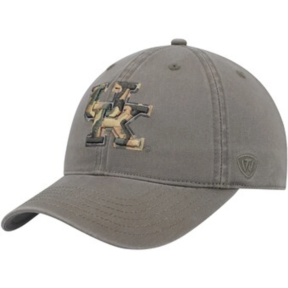 Men's Top of the World Olive Kentucky Wildcats OHT Military Appreciation Unit Adjustable Hat