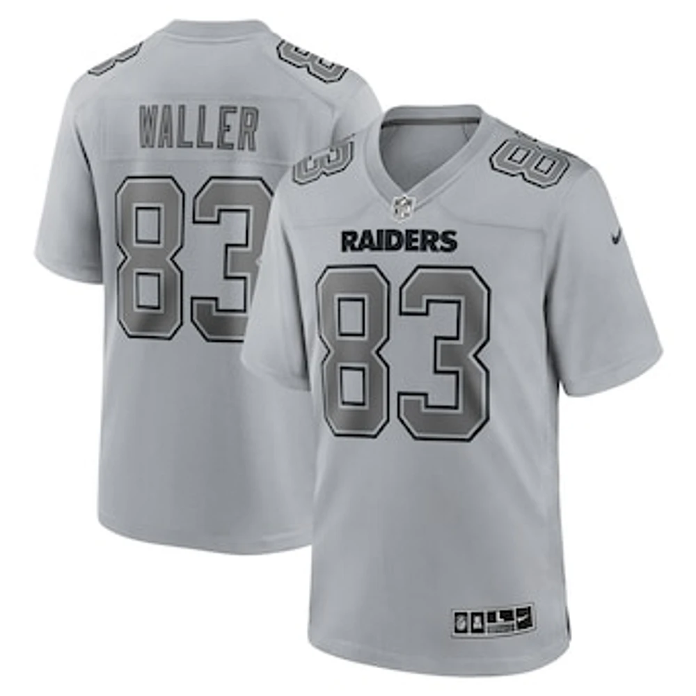 Men's Nike Darren Waller Gray Las Vegas Raiders Atmosphere Fashion Game Jersey