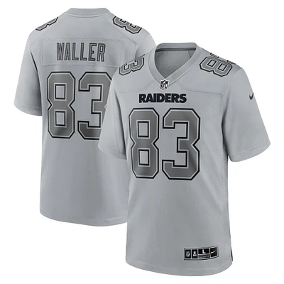 Men's Nike Darren Waller Gray Las Vegas Raiders Atmosphere Fashion Game Jersey