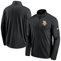 Men's Nike Black Minnesota Vikings Pacer Performance Half-Zip Top