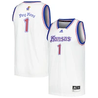 Men's adidas # Kansas Jayhawks Swingman Basketball Jersey