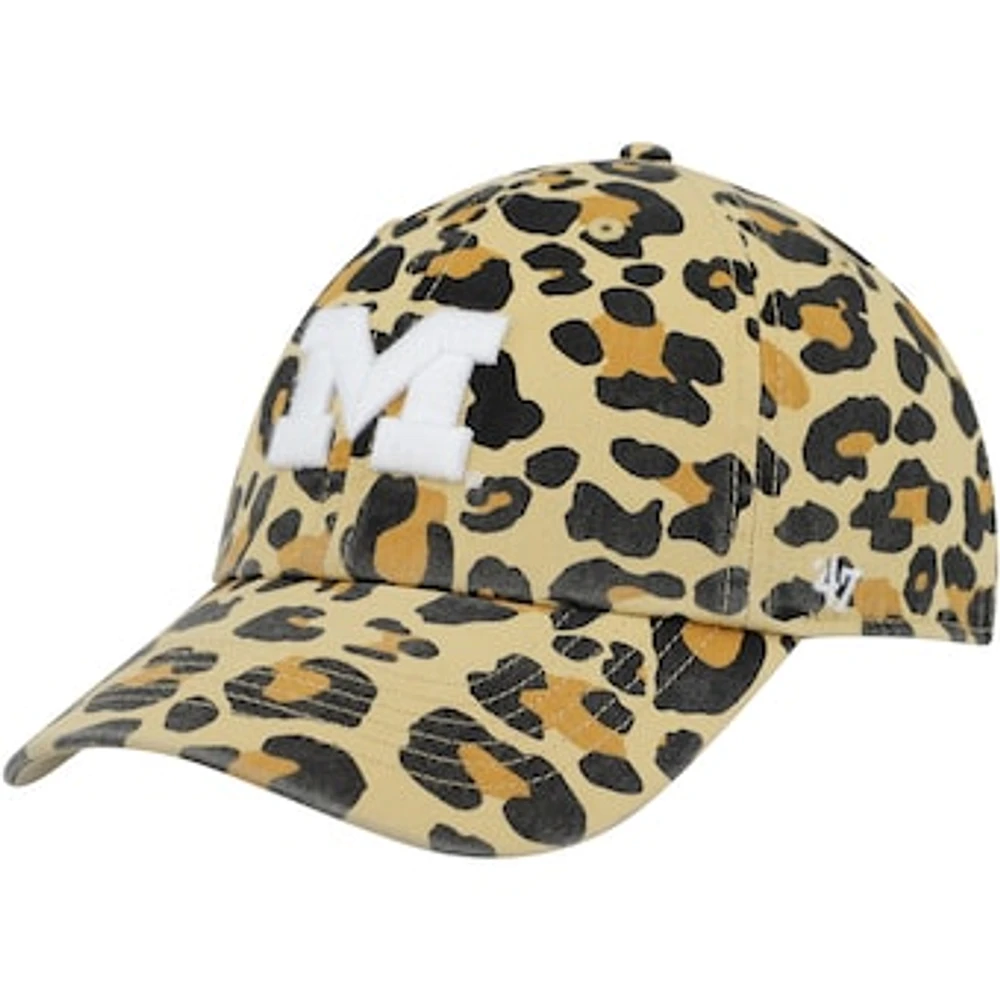 Women's '47 Gold Michigan Wolverines Bagheera Clean Up Adjustable Hat