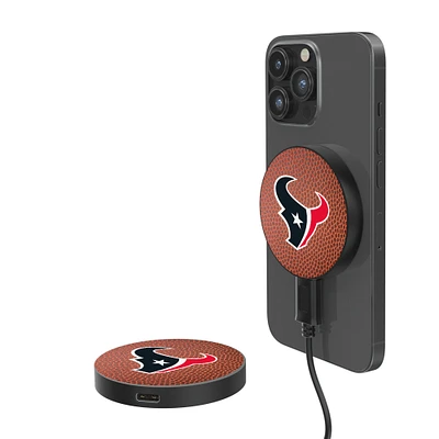 Houston Texans 10-Watt Football Design Wireless Magnetic Charger
