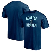 Men's Deep Sea Blue Seattle Kraken Victory Arch T-Shirt