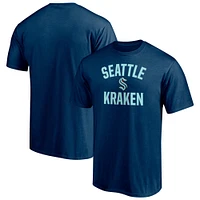 Men's Deep Sea Blue Seattle Kraken Victory Arch T-Shirt