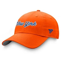 Women's Fanatics Orange  New York Islanders Breakaway Adjustable Hat