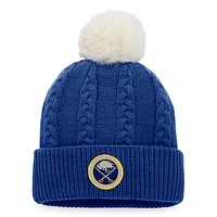 Women's Fanatics Royal Buffalo Sabres Outdoor Play Cuffed Knit Hat with Pom