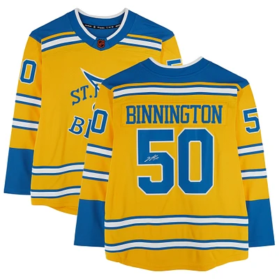 Jordan Binnington St. Louis Blues Autographed 2022-23 Special Edition 2.0 Fanatics Breakaway Jersey