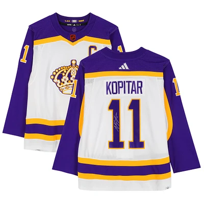 Anze Kopitar Los Angeles Kings Autographed 2022-23 Reverse Retro adidas Authentic Jersey