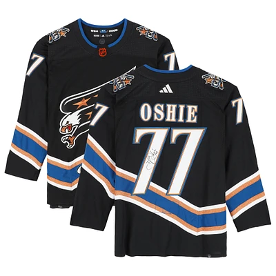 TJ Oshie Washington Capitals Autographed 2022-23 Reverse Retro Adidas Authentic Jersey