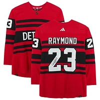 Lucas Raymond Detroit Red Wings Autographed 2022-23 Reverse Retro Adidas Authentic Jersey