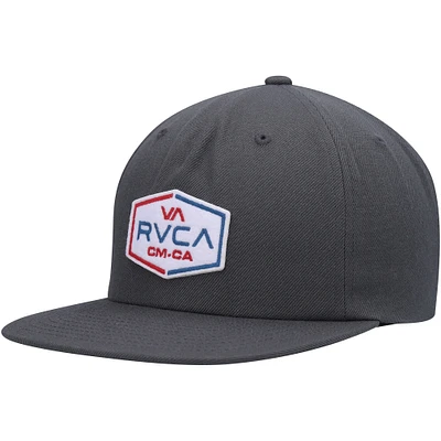 Men's RVCA Gray Layover - Snapback Hat