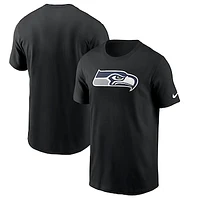 Men's Nike  Black Seattle Seahawks Logo Essential T-Shirt