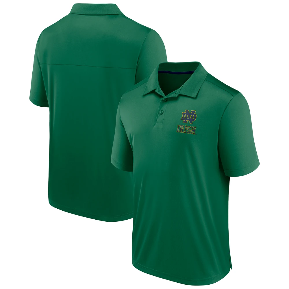 Men's Fanatics Green Notre Dame Fighting Irish Team Polo