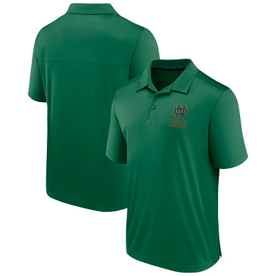 Men's Fanatics Green Notre Dame Fighting Irish Team Polo