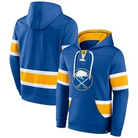 Men's Fanatics Royal Buffalo Sabres Power Play Warrior Pullover Hoodie