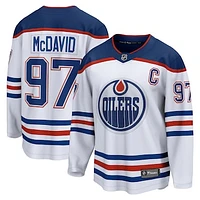 Men's Fanatics Connor McDavid White Edmonton Oilers Away Premier Breakaway Player - Jersey