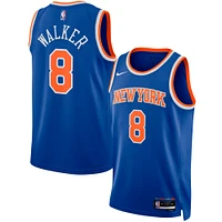 Unisex Nike Kemba Walker Blue New York Knicks Swingman Jersey - Icon Edition