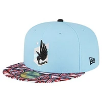 Men's New Era Light Blue Minnesota United FC Element Tech Pack 59FIFTY Fitted Hat